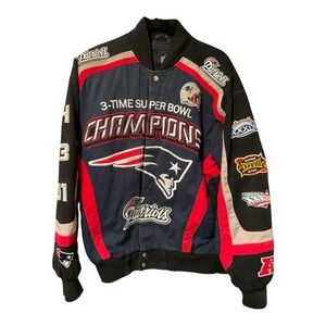 Vintage New England Patriots Jacket Mens Size M